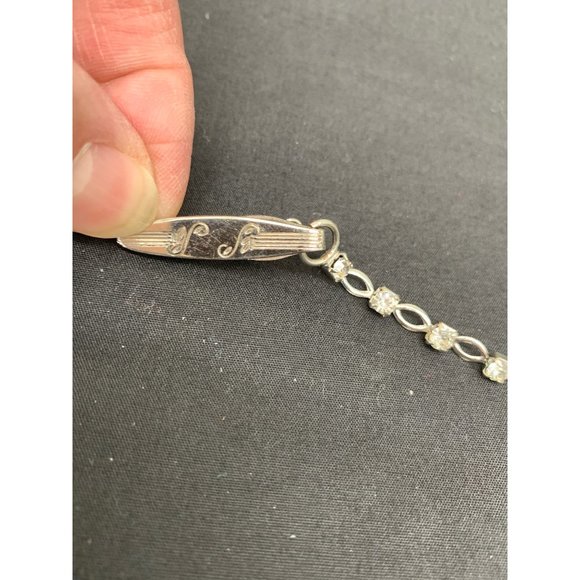 Vintage 50's Rhinestone Sweater Clip - Picture 3 of 5